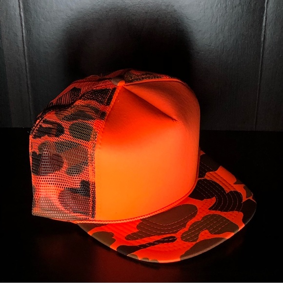 NWOT Orange Mesh Camo Hunter Safety Hat - Picture 2 of 7